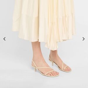 SIMKHAI "Cedonia" strappy calf leather sandals